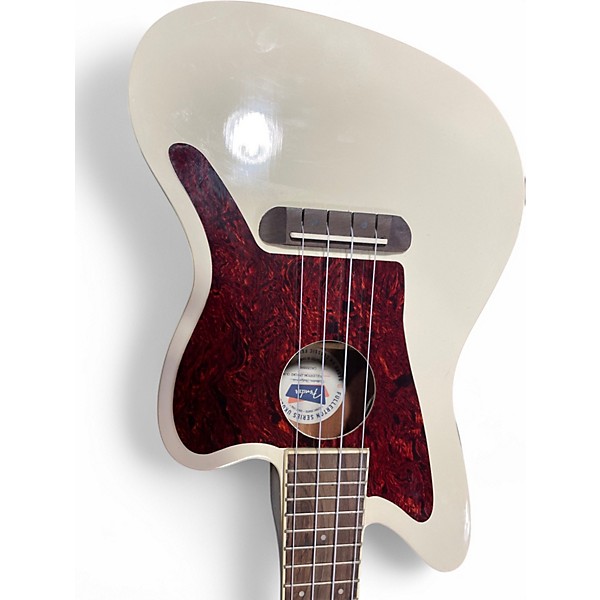Used Fender fullerton jmz uke olw Olympic White Ukulele