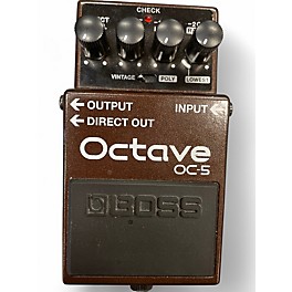 Used BOSS OC5 OCTIVE Effect Pedal