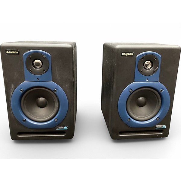 Used Samson Resolv 50a Pair Powered Monitor