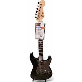 Used 2016 Squier Bullet Stratocaster HSS Black Solid Body Electric Guitar