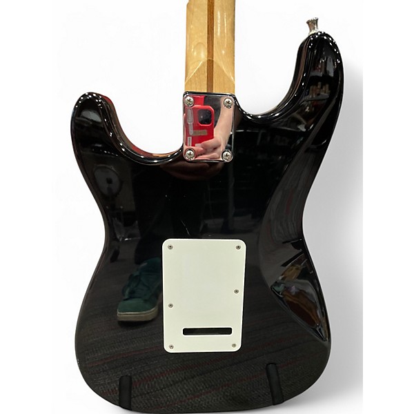 Used Fender Standard Stratocaster Black Solid Body Electric Guitar