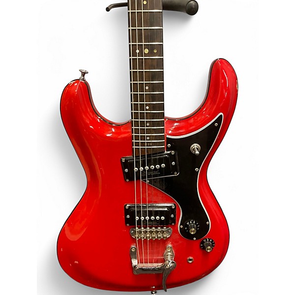 Used T.p. Customs Meteorite Type III Red Solid Body Electric Guitar