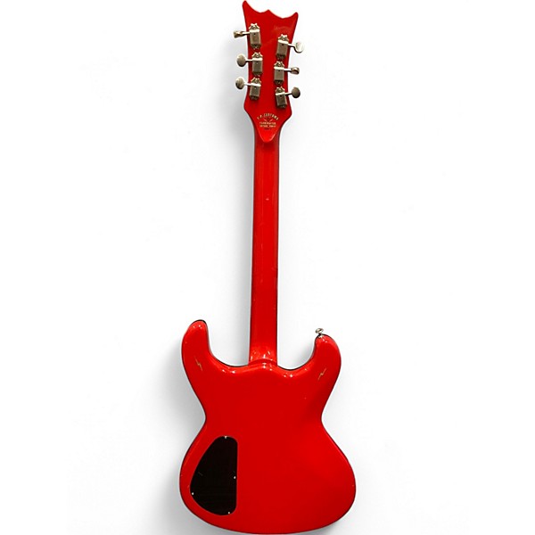 Used T.p. Customs Meteorite Type III Red Solid Body Electric Guitar