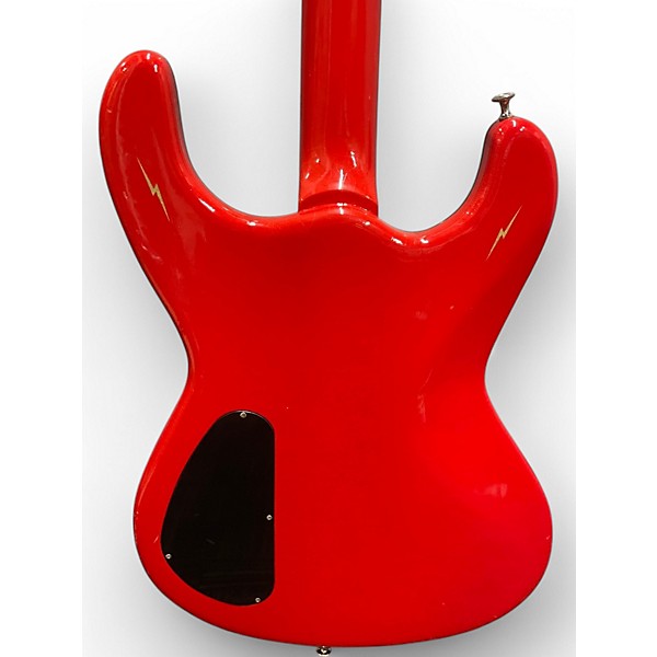 Used T.p. Customs Meteorite Type III Red Solid Body Electric Guitar