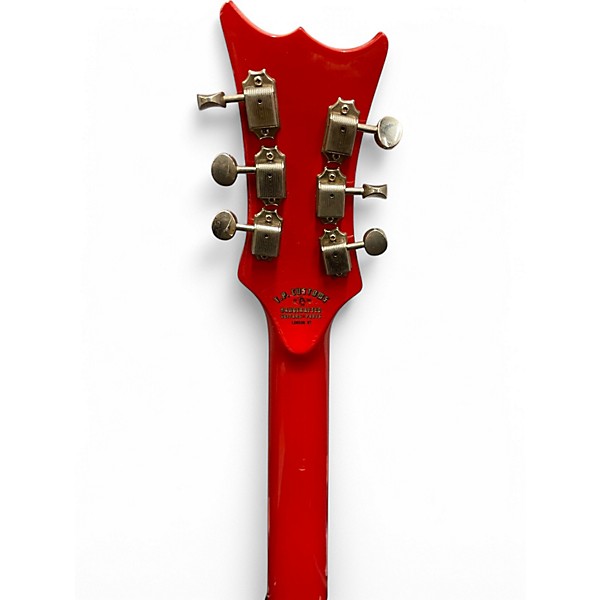 Used T.p. Customs Meteorite Type III Red Solid Body Electric Guitar