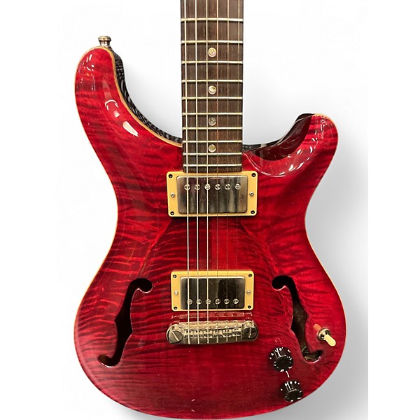 Used PRS McCarty Hollowbody Trans Magenta Hollow Body Electric Guitar