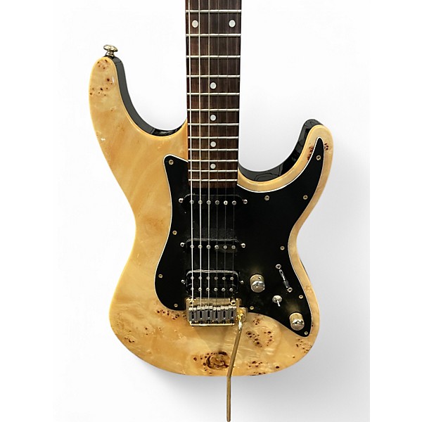 Used Michael Kelly CUSTOM COLLECTION 60  Natural Burl Solid Body Electric Guitar