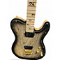 Used Schecter Guitar Research MEEGS Charcoal Burst Solid Body Electric Guitar