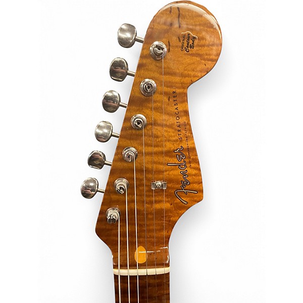 Used Fender RSTD 50S STRAT 3 Tone Sunburst Solid Body Electric Guitar