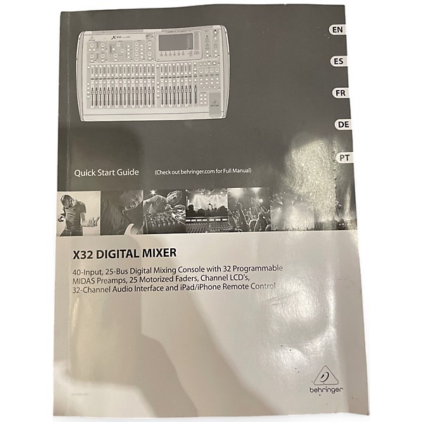 Used Behringer X32 Core Digital Mixer