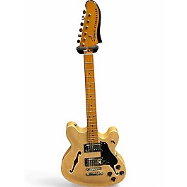Used Squier Classic Vibe Starcaster Natural Hollow Body Electric Guitar