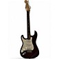 Used Fender Standard Stratocaster Burgundy Solid Body Electric Guitar