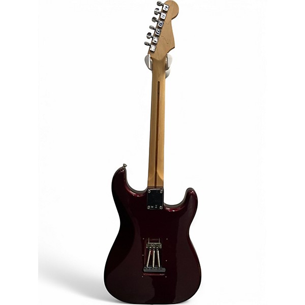 Used Fender Standard Stratocaster Burgundy Solid Body Electric Guitar