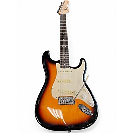 Used Squier Affinity Stratocaster 2 Color Sunburst Solid Body Electric Guitar