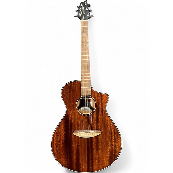 Used Breedlove Discovery Concert Cutaway Mahogany Acoustic Electric Guitar