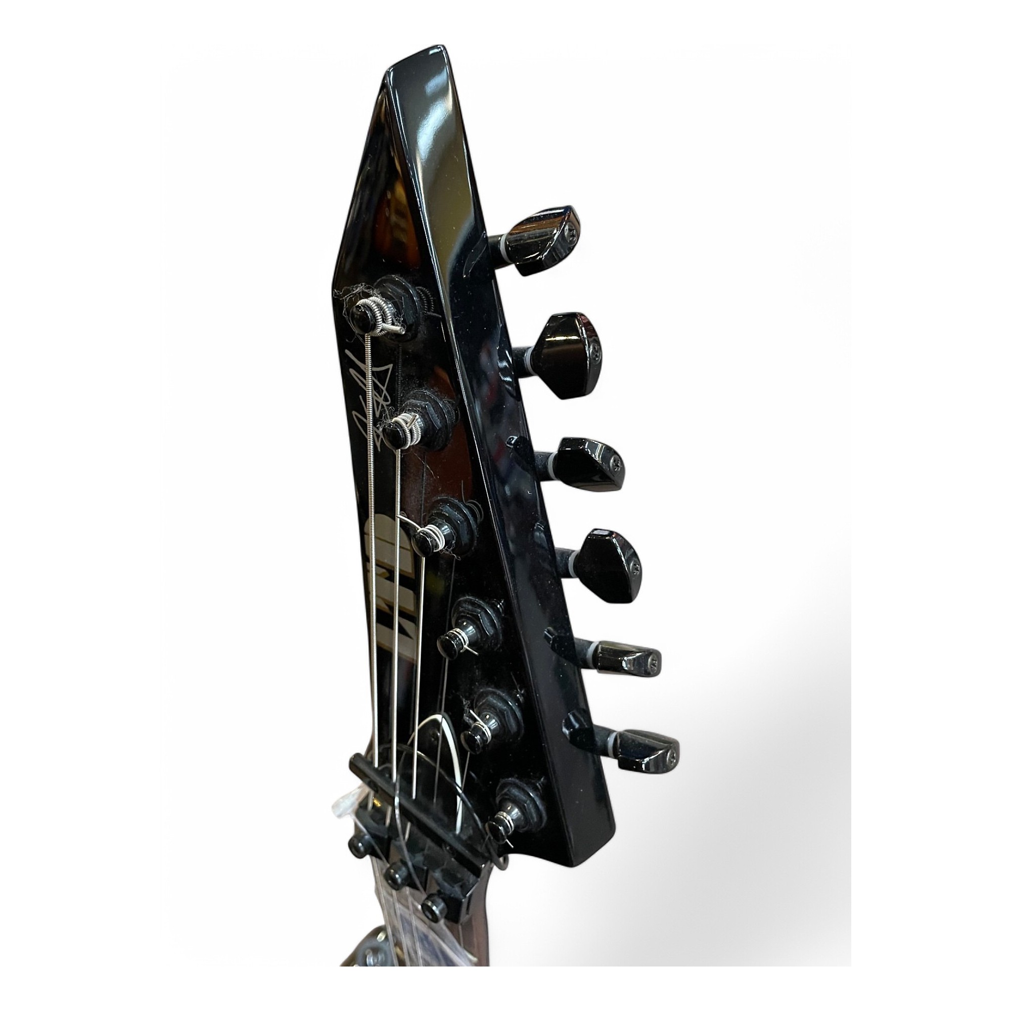 高質で安価 ESP Used LTD Body Solid Black Signature Hammett Kirk KH602 ミュージシャン