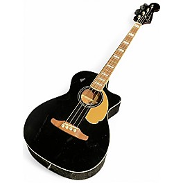 Used 2021 Fender Kingman 4-String Black Acoustic Bass Guitar