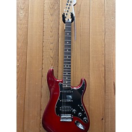Used Fender Standard Stratocaster HSS Candy Red Burst Solid Body Electric Guitar