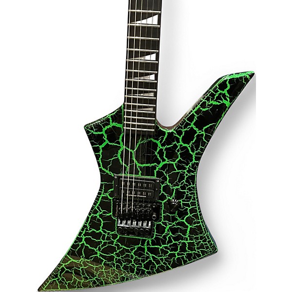 Used 2020s Jackson BRANDON ELLIS Green Solid Body Electric Guitar