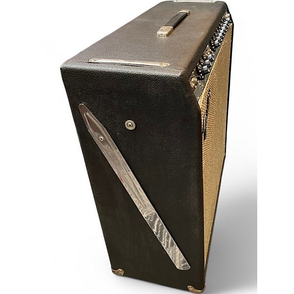 Vintage 1973 Fender Super Reverb Silver Panel Tube Guitar Combo Amp