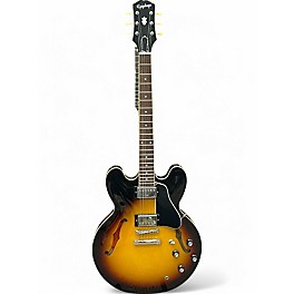 Used 2020s Epiphone ES335 Vintage Sunburst Hollow Body Electric Guitar