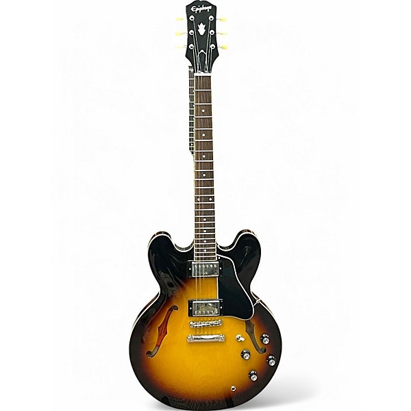 Used 2020s Epiphone ES335 Vintage Sunburst Hollow Body Electric Guitar