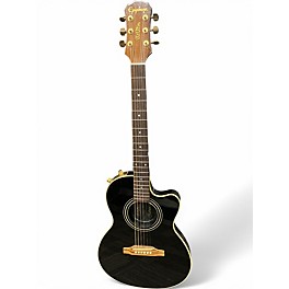 Used Epiphone Chet Atkins SST Black Hollow Body Electric Guitar