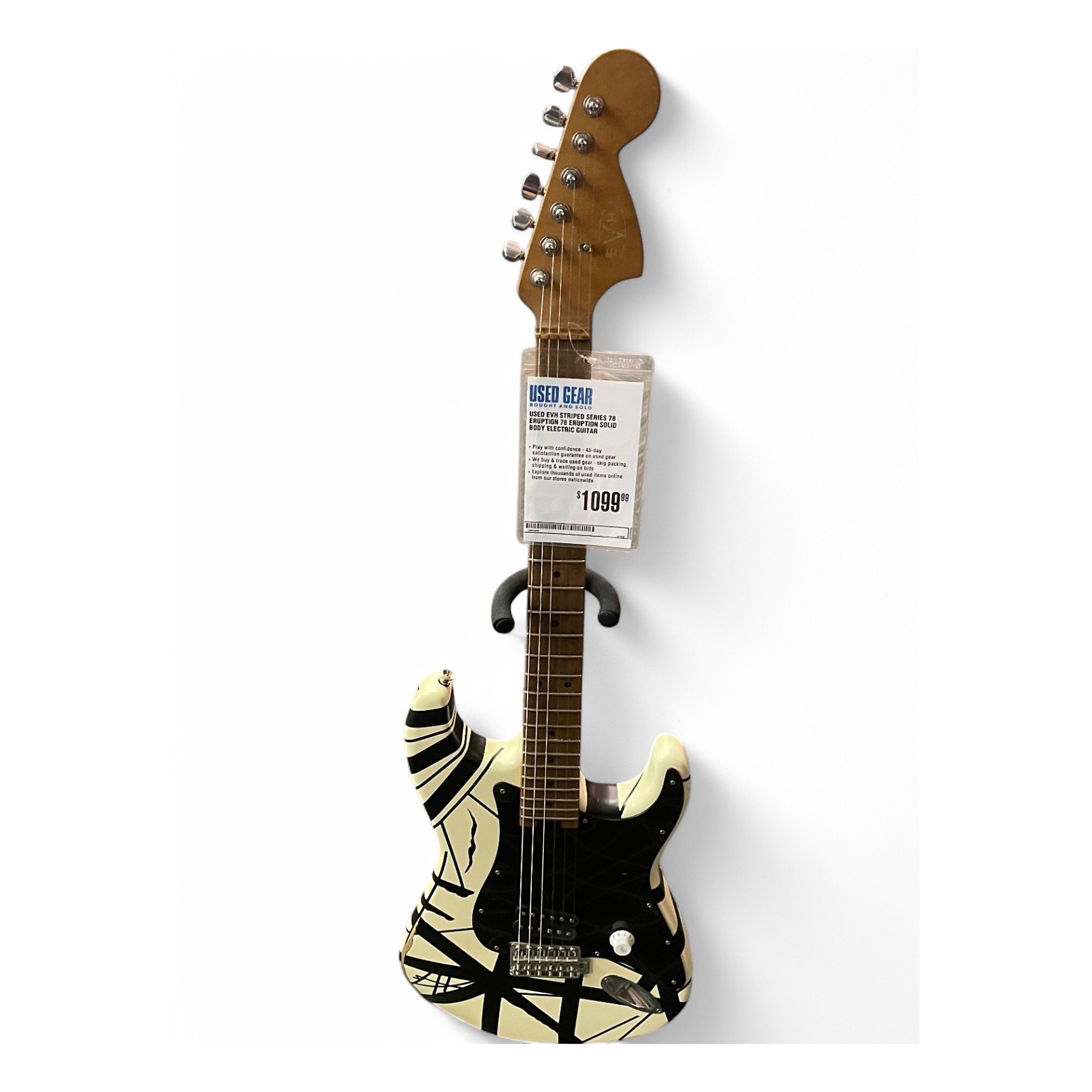 Used EVH striped series 78 eruption 78 ERUPTION Solid Body