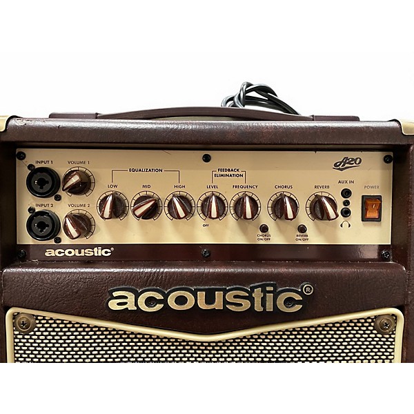 Used Acoustic A20 20W Acoustic Guitar Combo Amp
