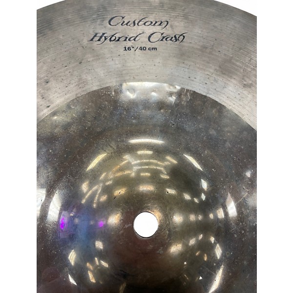Used Zildjian 16in K Custom Hybrid Crash Cymbal