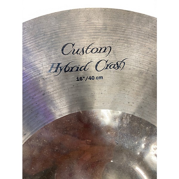 Used Zildjian 16in K Custom Hybrid Crash Cymbal