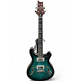 Used PRS SE Hollowbody II Piezo Blue Hollow Body Electric Guitar