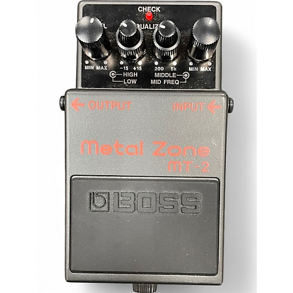 Used BOSS MT2 Metal Zone Distortion Effect Pedal
