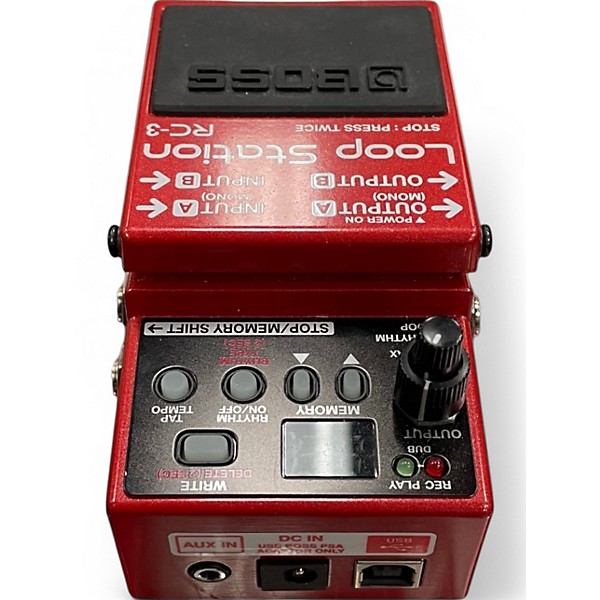 Used BOSS RC3 Loop Station Pedal