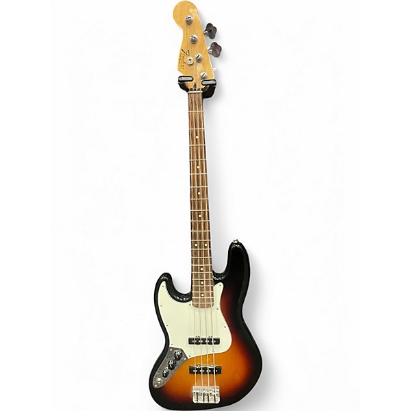 Used Fender Standard Jazz Bass SUNBURST Electric Bass Guitar