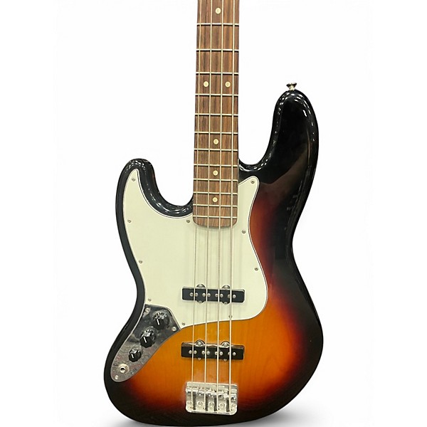 Used Fender Standard Jazz Bass SUNBURST Electric Bass Guitar