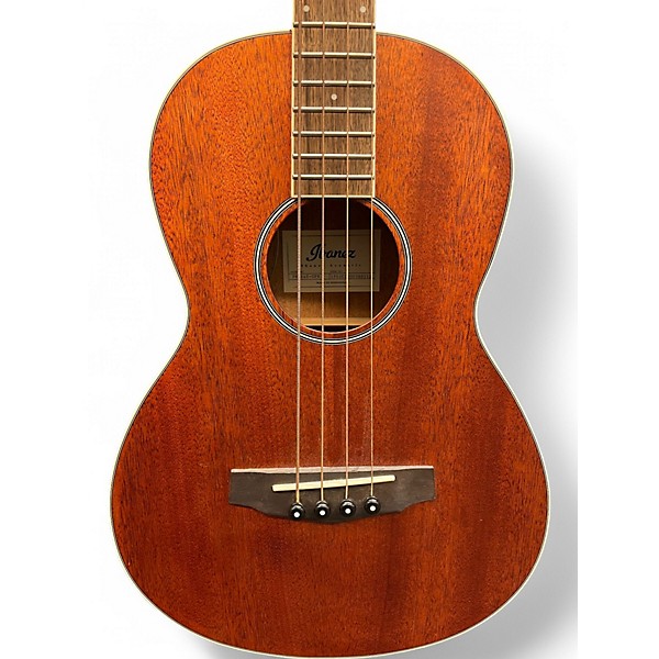 Used Ibanez PNB14EOPN Natural Acoustic Bass Guitar