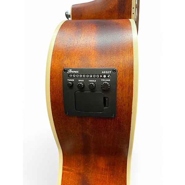 Used Ibanez PNB14EOPN Natural Acoustic Bass Guitar