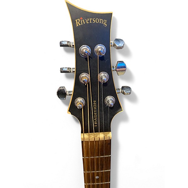 Used Riversong Guitars Traditional 1 Performance Natural Acoustic Electric Guitar