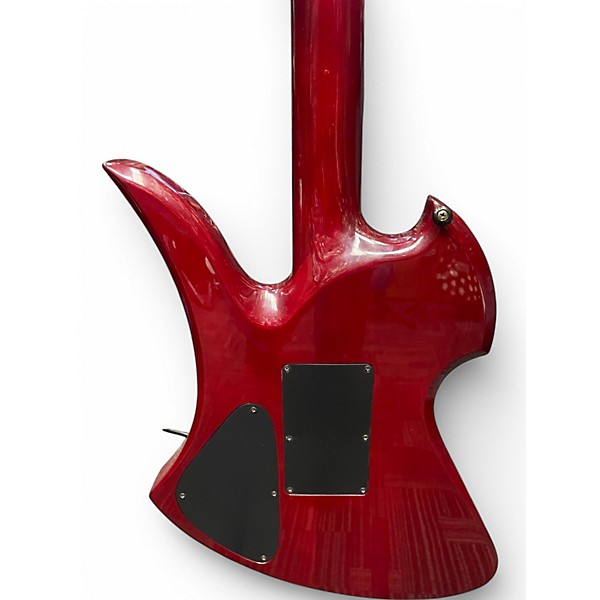 Used B.C. Rich MICKINGBIRD LEGACY ST FLOYD ROSE Trans Red Solid Body Electric Guitar