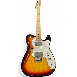 Used 1999 Fender Classic Series '72 Telecaster Thinline 3 Color Sunburst Hollow Body Electric Guitar