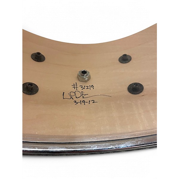 Used Pork Pie USA 14X6 8 Ply Maple Snare Red / Black Sparkle Drum