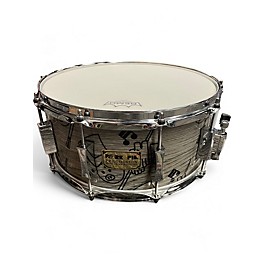 Used Pork Pie USA 14X6.5 Maple Top Hat and Cane Snare Top Hat and Cane  Drum