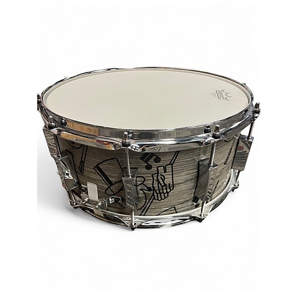 Used Pork Pie USA 14X6.5 Maple Top Hat and Cane Snare Top Hat and Cane  Drum