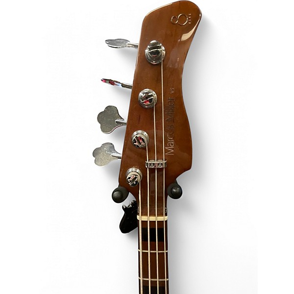 Used Marcus Miller V5 Antique White Electric Bass Guitar