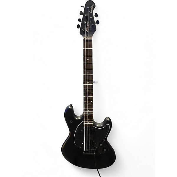 Used Sterling by Music Man SR30 Satin Black Solid Body Electric Guitar