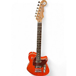 Used Reverend CHARGER Trans Orange Solid Body Electric Guitar