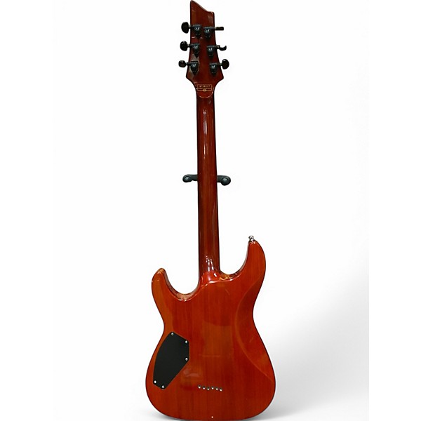 Used Schecter Guitar Research C1 Plus 2 Tone Sunburst Solid Body Electric Guitar