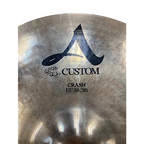 Used Zildjian 15in A Custom Crash Cymbal