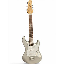 Used Dean PLAYMATE STRATOCASTER Silver Electric Guitar
